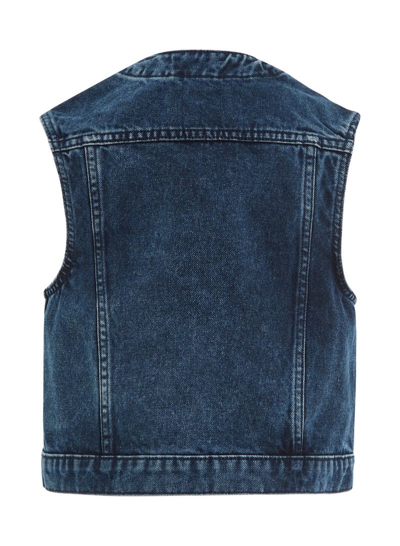 Kids Denim Vest