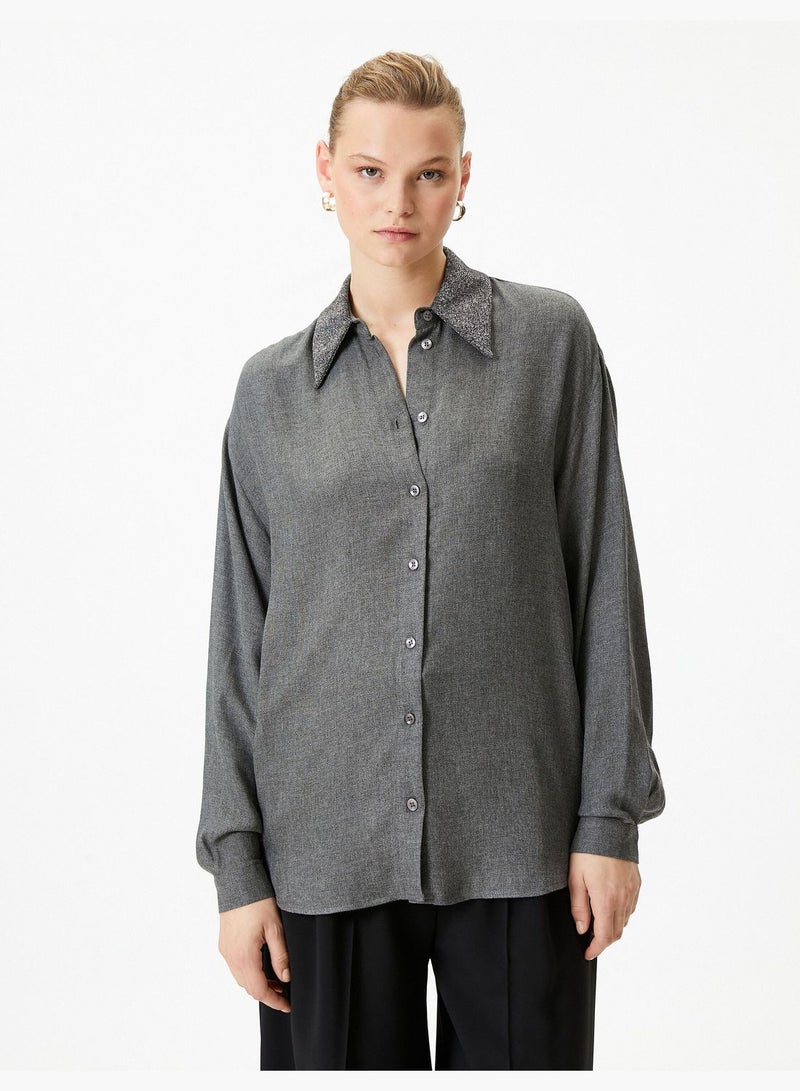 Regular Fit Buttoned Long Sleeve Shirt