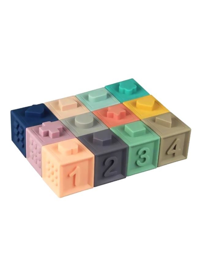 12-Piece 3D Eucational Building Blocks Set