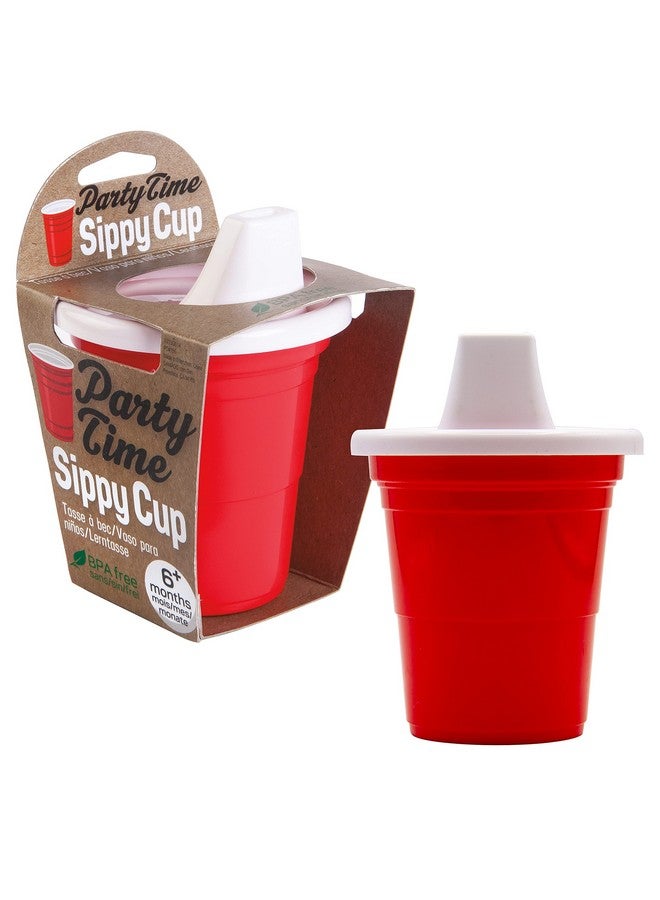 Party Time Baby Sippy Cup Adorably Cute Learner Sippy Cup For Babies Toddlers And Kids 6+ Months Old Holds 7 Ounces Bpafree Foodsafe Spill Proof Easy To Clean