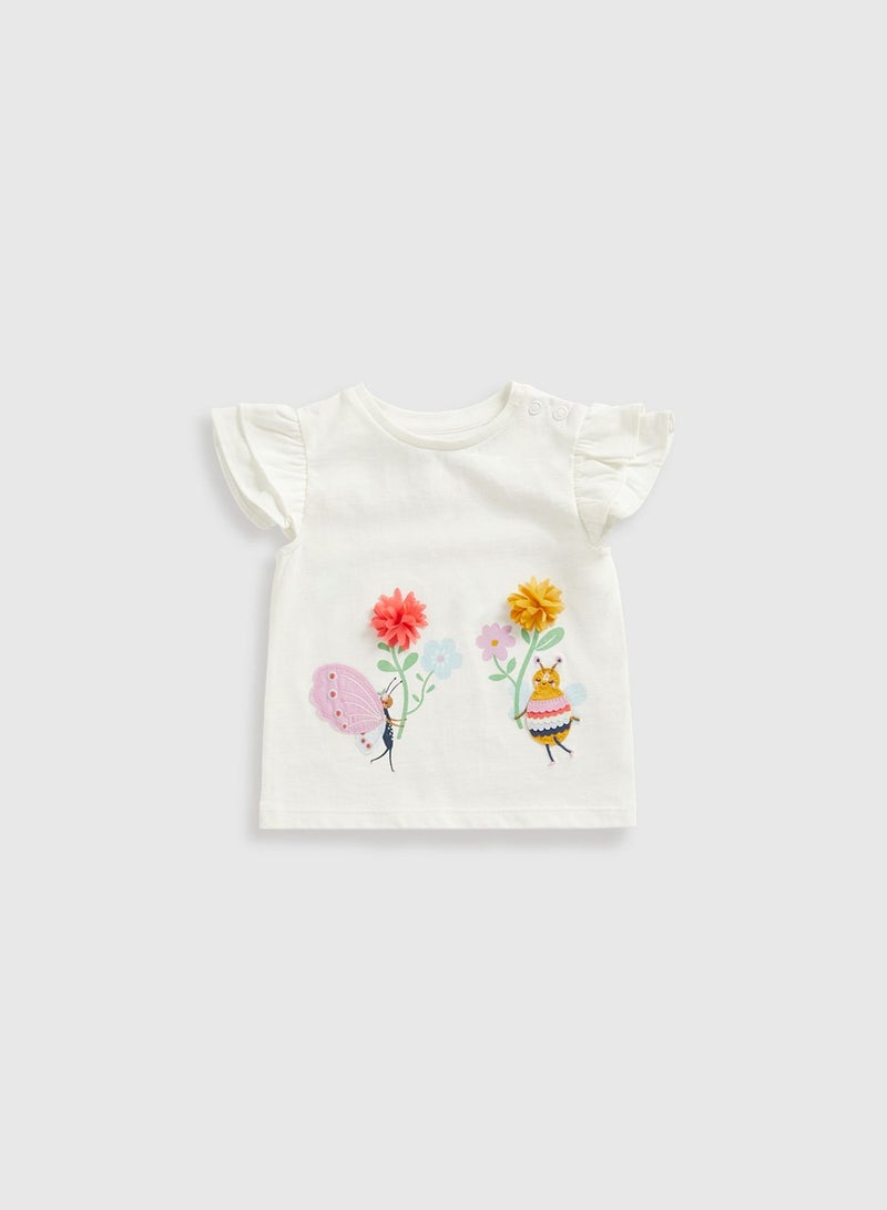 Kids Floral Print T-Shirts