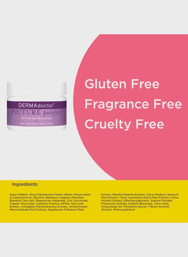 Picture Porefect Oil Free Facial Moisturizer, Pore Minimizer with Zinc & Copper Peptides for Acne-Prone & Oily Skin 50 mL