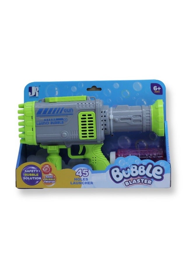 Bubble Gun, Upgraded Bubble Machine Gun with Color Light, Bazooka Bubble Machine, Suitable for Children Adults, Indoor and Outdoor Birthday Wedding Party Events