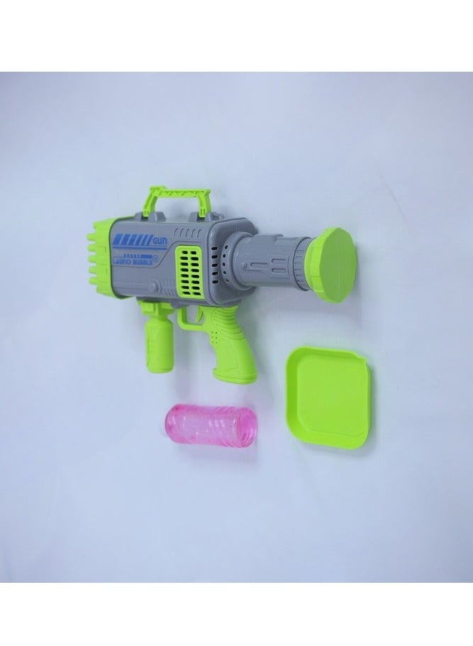 Bubble Gun, Upgraded Bubble Machine Gun with Color Light, Bazooka Bubble Machine, Suitable for Children Adults, Indoor and Outdoor Birthday Wedding Party Events