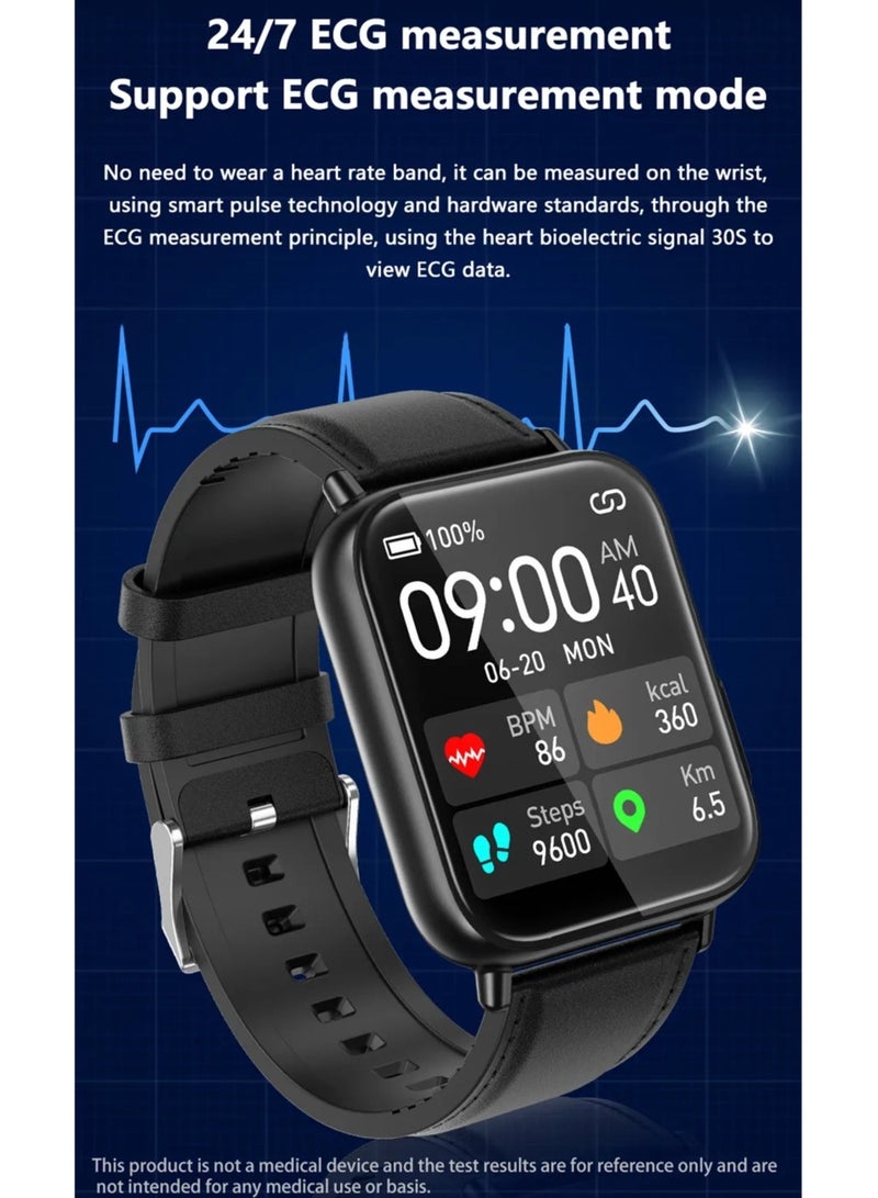 Accurate Measure Blood Sugar Smart Watch Men ECG+PPG Heart Rate Blood Oxygen Health Smartwatch Women Sport Watches