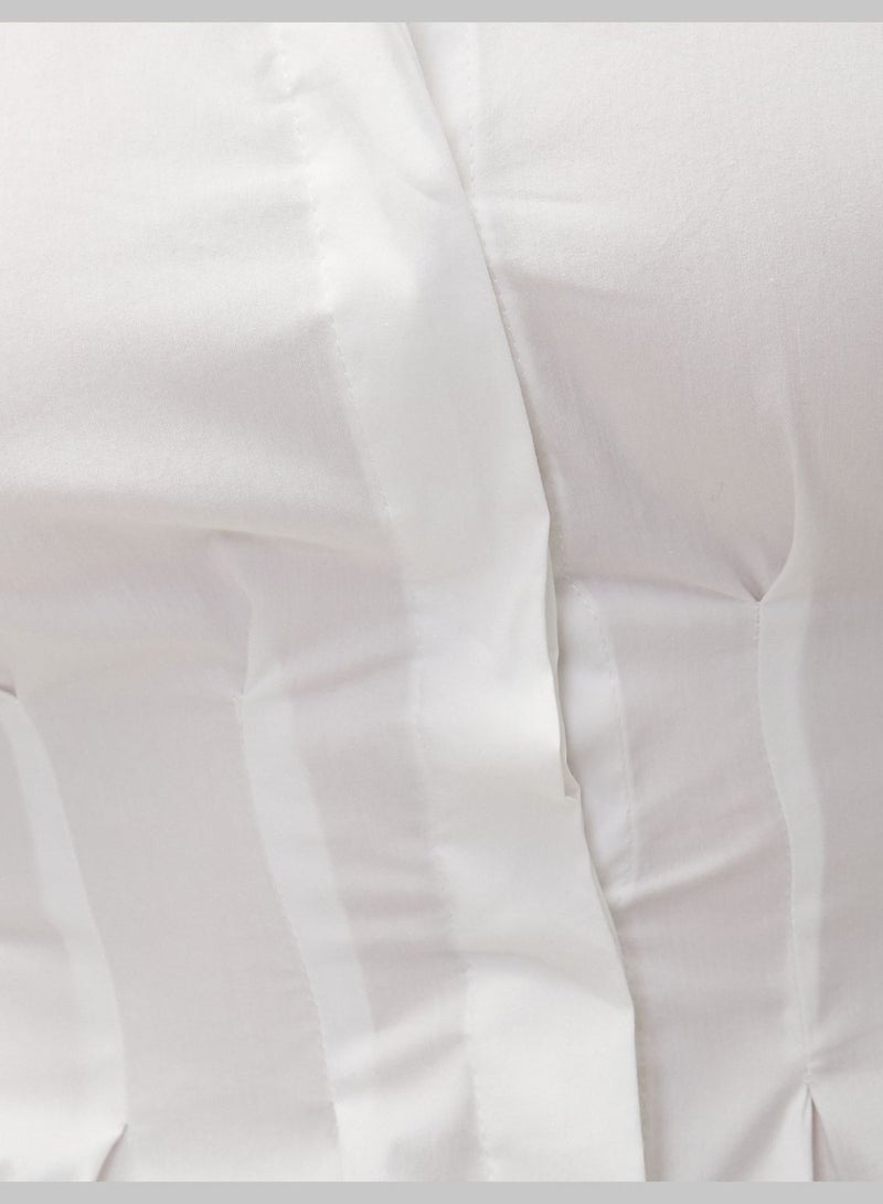 Corset Detail Pearl Embellished Shirt