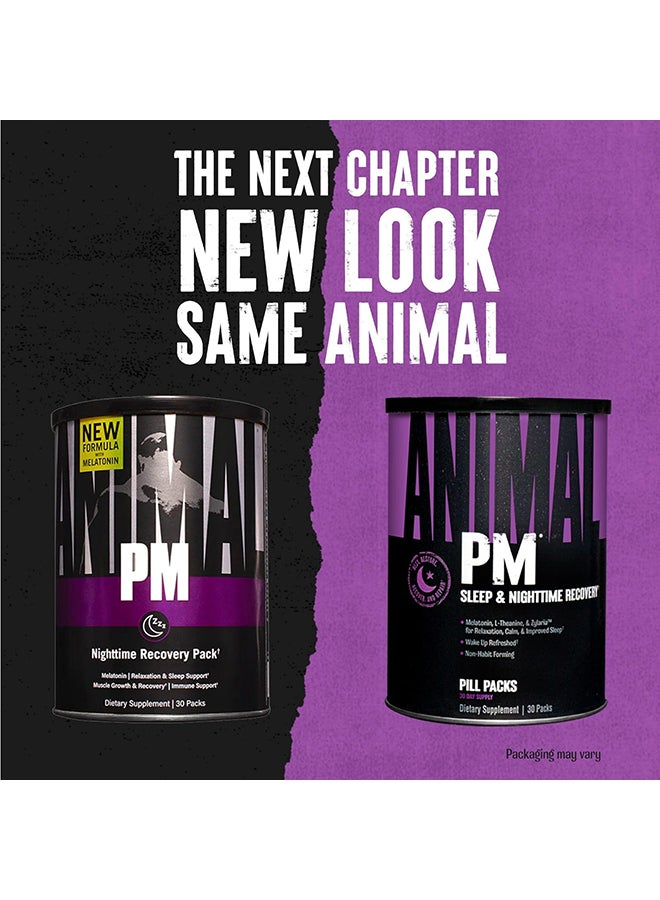 Animal PM Night Time Recovery 30 Packs.