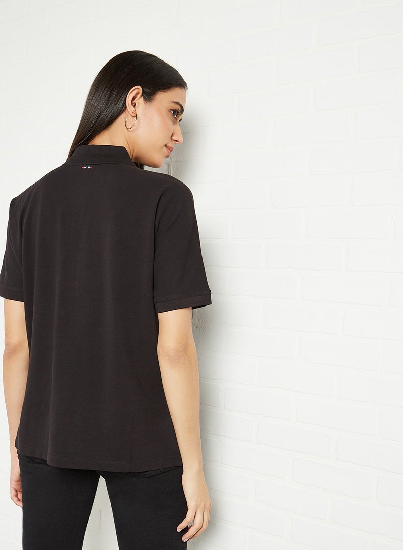 Stretch Polo Black