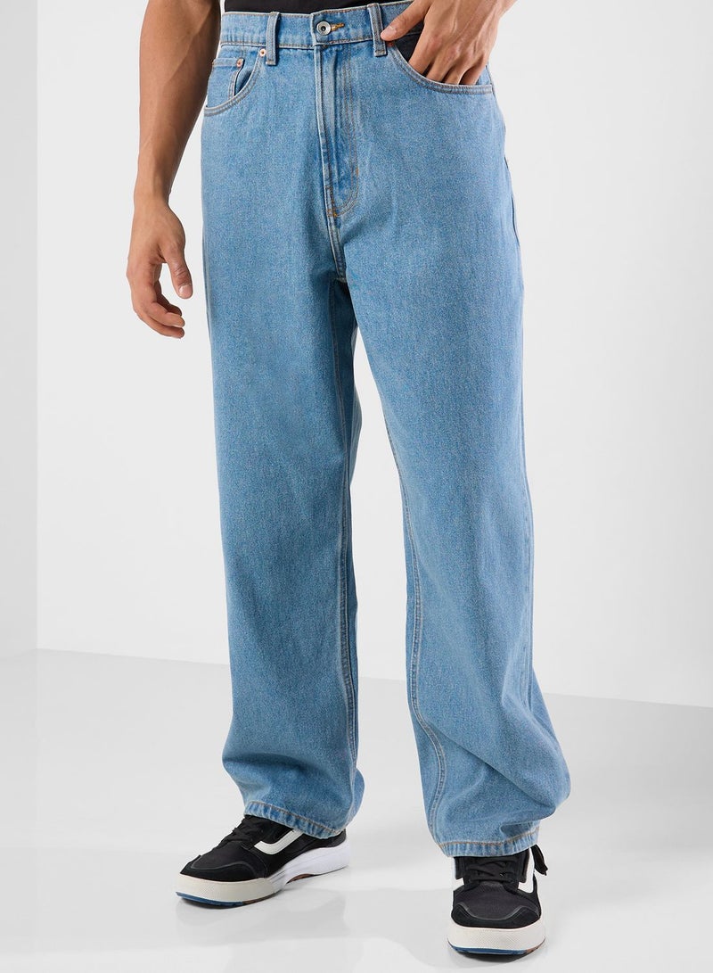 Check 5 Baggy Denim Jeans