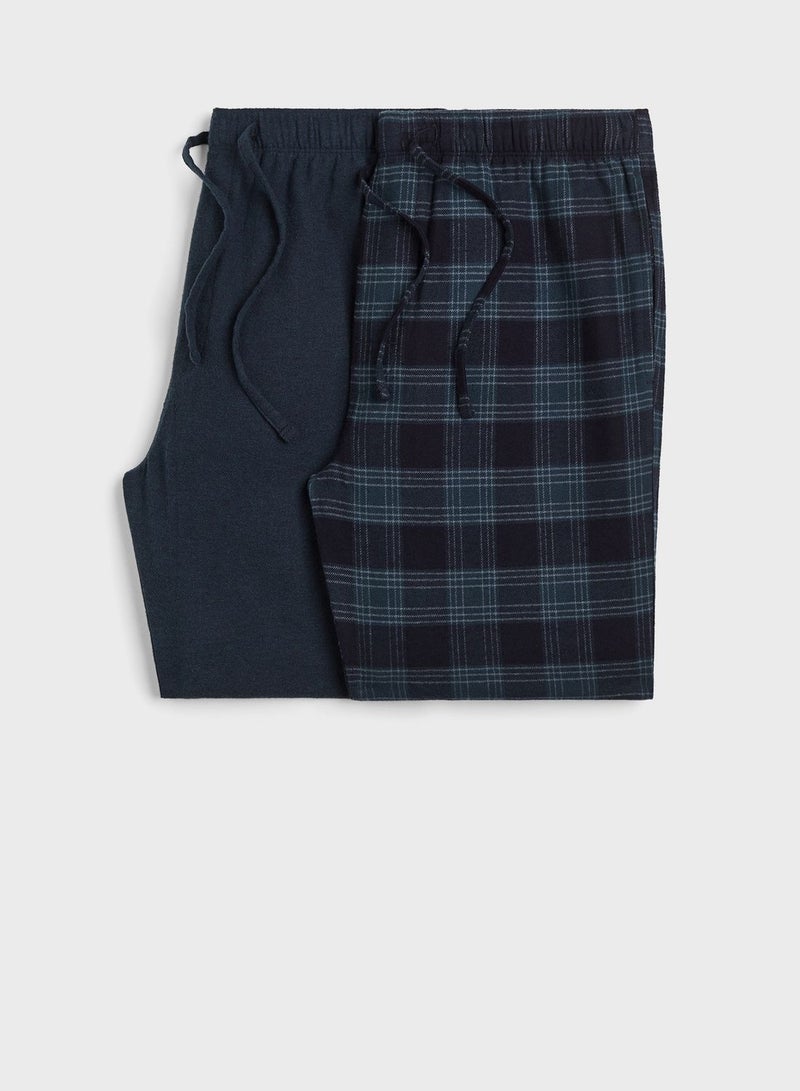 2 Pack Flannel Sweatpants