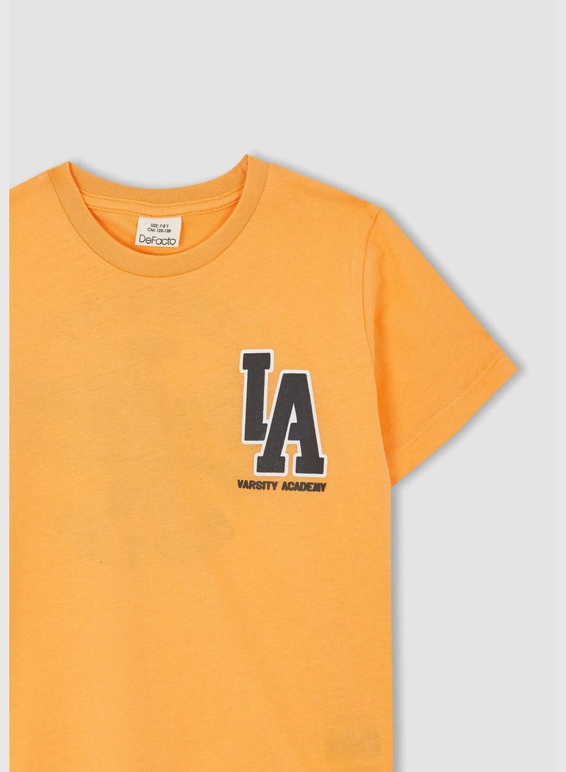 Boy Regular Fit Crew Neck Short Sleeve T-Shirt