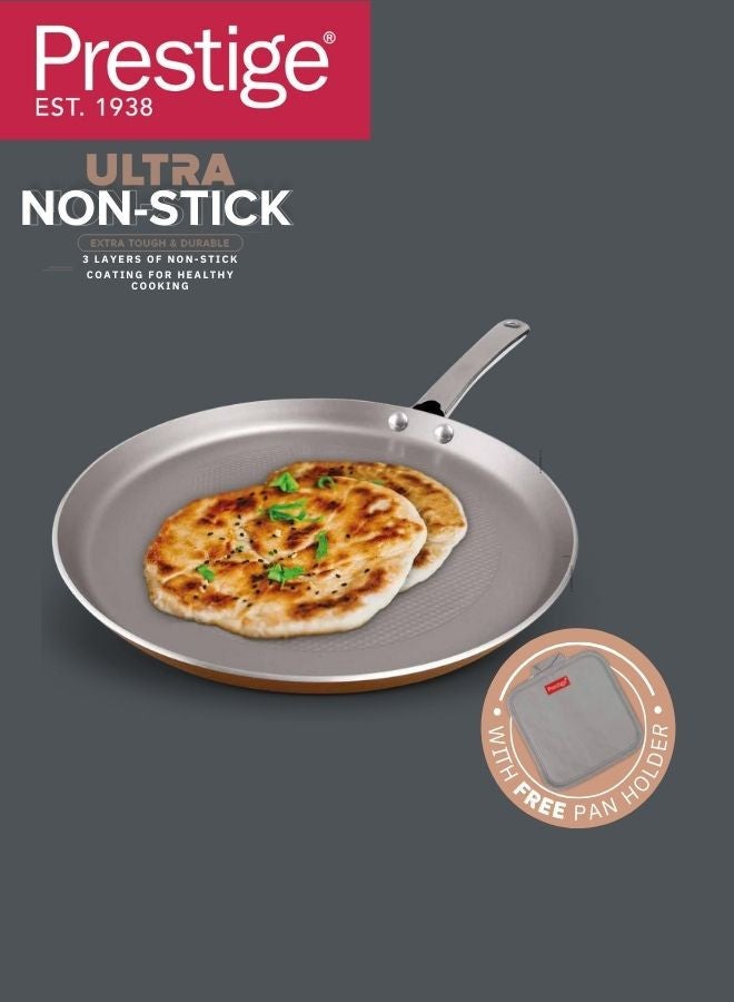 Prestige Ultra 31Cm Flat Tawa With Pan Holder