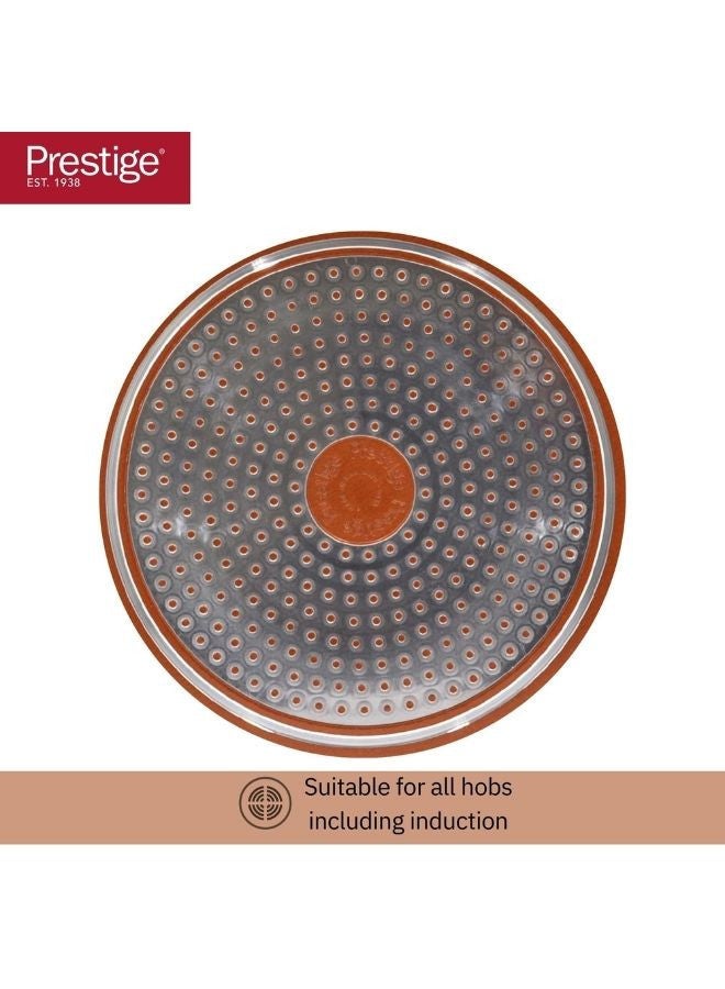 Prestige Ultra 24Cm Flat Tawa With Pan Holder