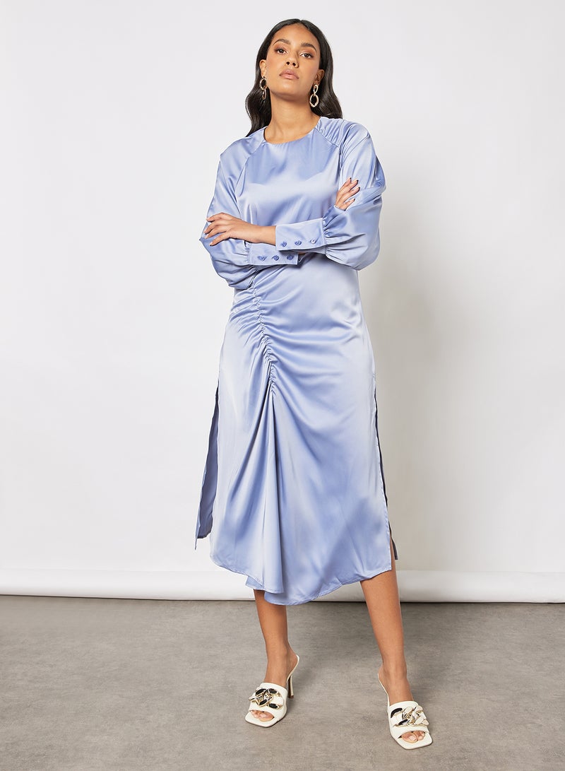 Waterscape Midi Dress Blue