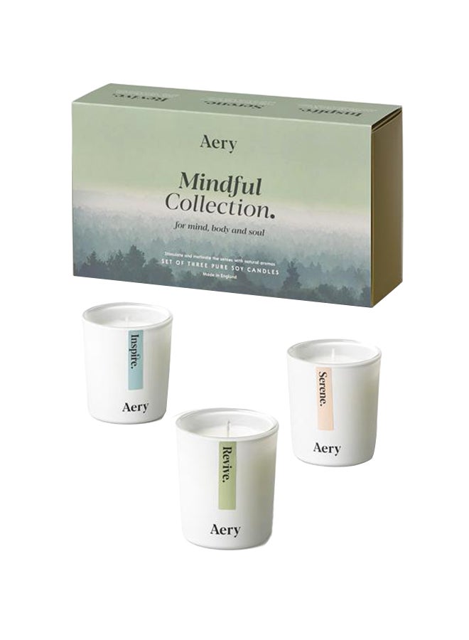 3-Piece Mindfulness Candle Gift Set Multicolour 23.5 x 13.5 x 7.5cm