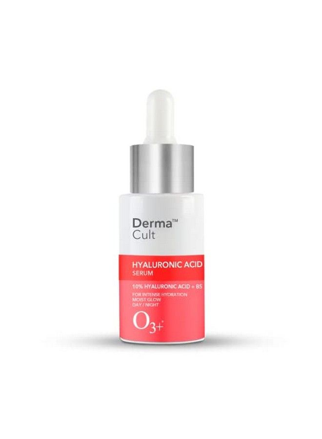Derma Cult 10% Hyaluronic Acid Serum For Intense Hydration Finelines & Glow With B5 30Ml