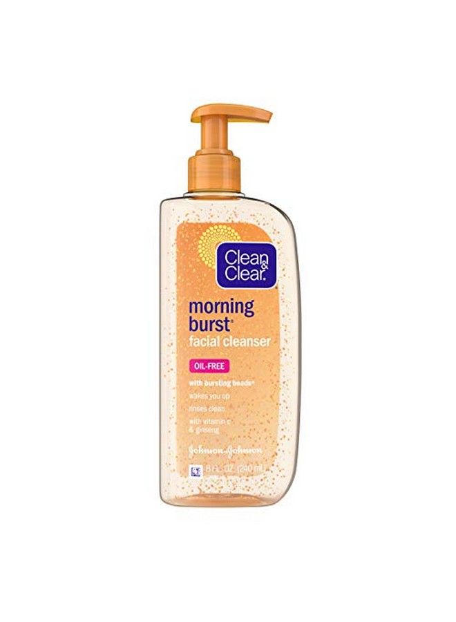 Morning Burst Oilfree Facial Cleanser With Brightening Vitamin C Ginseng And Gentle Daily Brightening Face Wash For All Skin Types Hypoallergenic 8 Fl. Oz