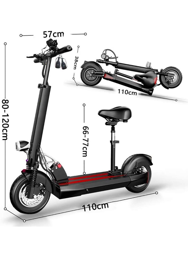 Electric Scooter Foldable E-Scooter Maximum Speed 45km/h with 50KM Range for Adult
