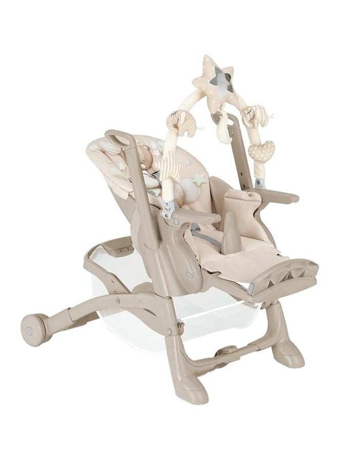 Istante High Chair With Toy Bar - Beige 261, From 0 To 36 Months