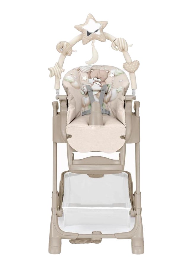 Istante High Chair With Toy Bar - Beige 261, From 0 To 36 Months