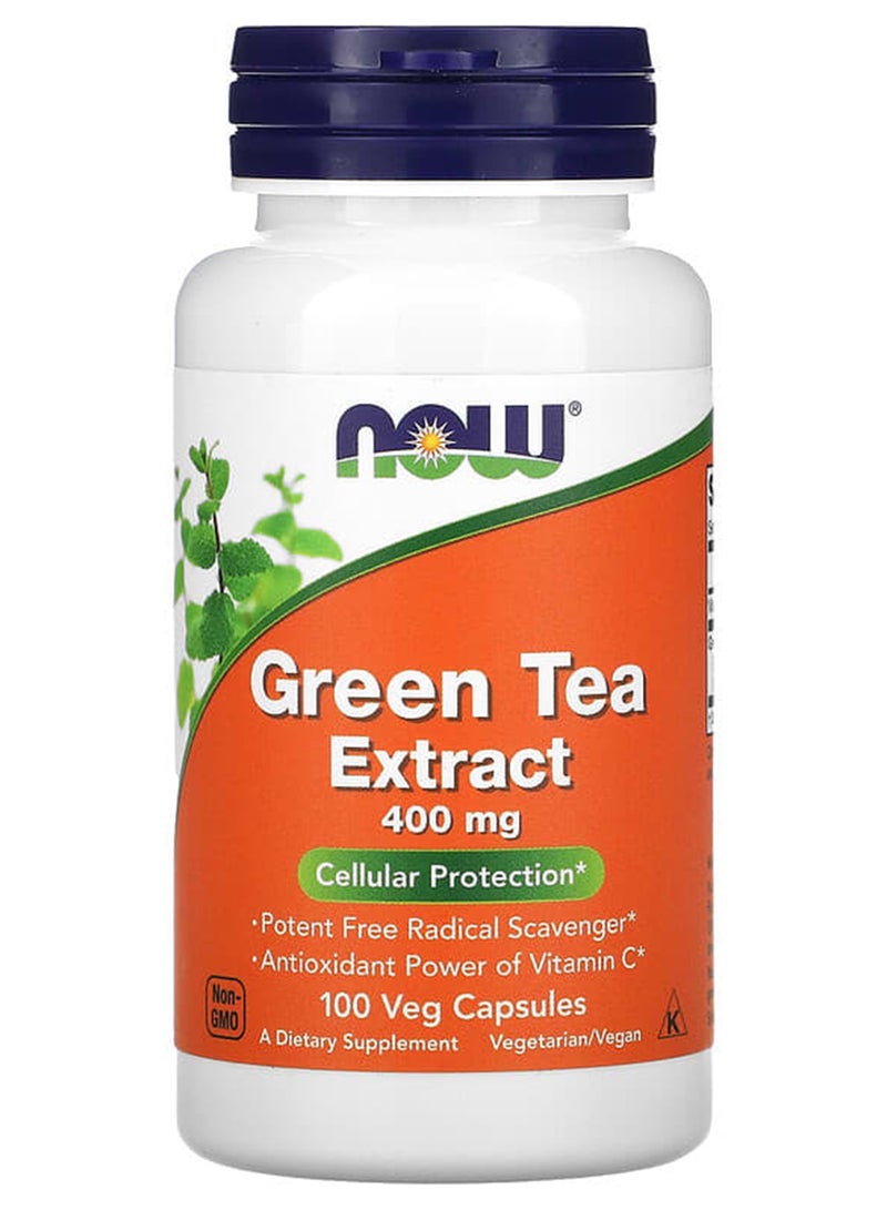 Green Tea Extract Cellular Protection 400mg - 100 Veg Capsules