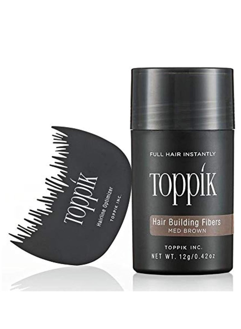Toppik Hair Fiber 12g Medium Brown Value Pack