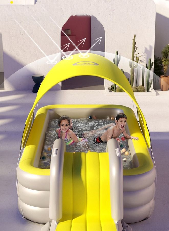 Inflatable Swimming Pool With Canopy