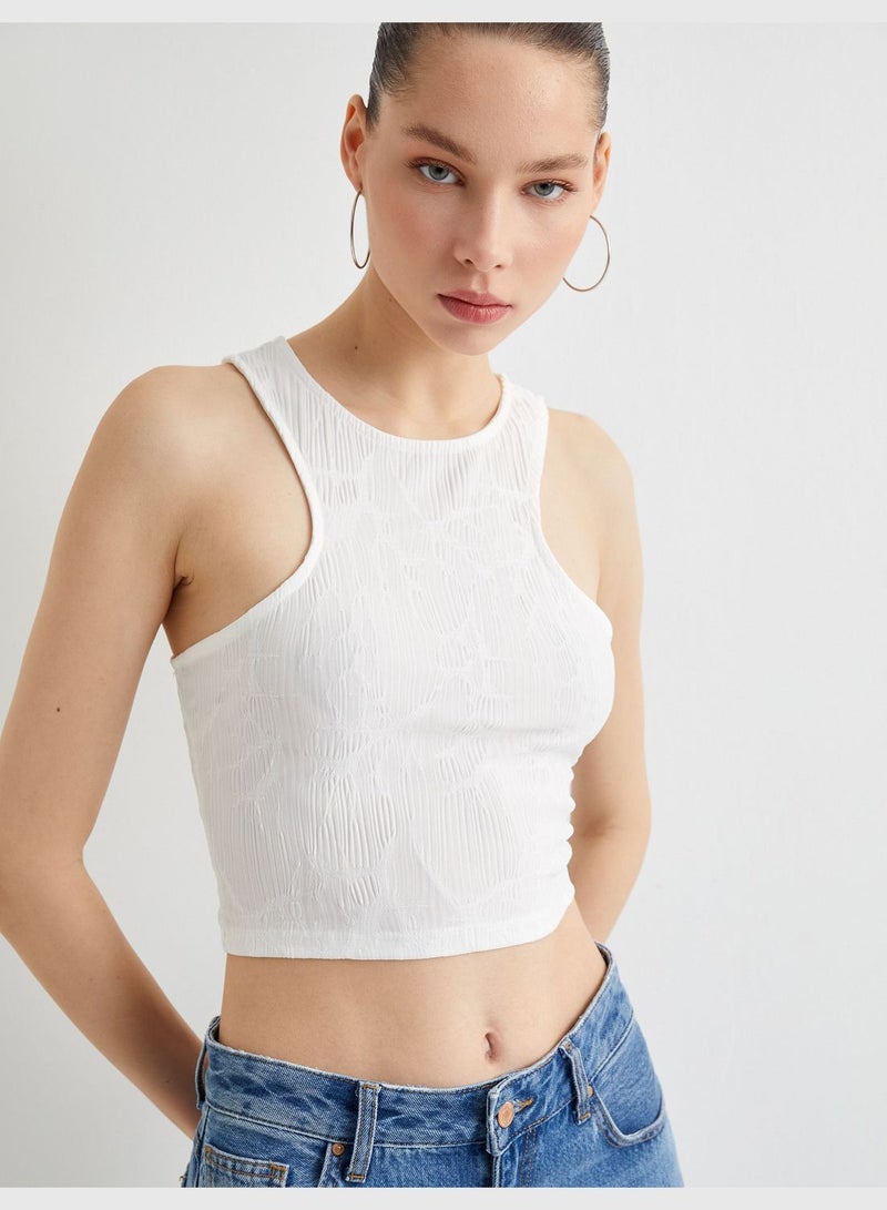 Asymmetric Crop Tank Top