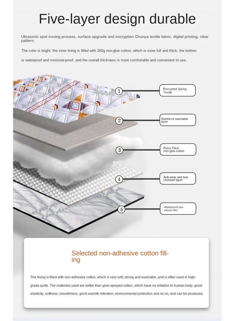 Extra Large Outdoor Picnic Blankets Waterproof For The Beach Camping Travelling On The Grass Park Blanket Rolling Up Packagin Multiple Size Available