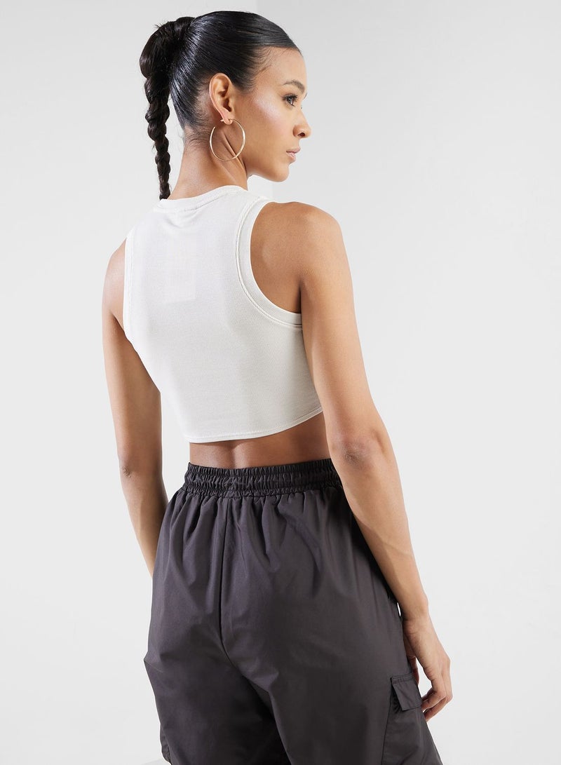 Nsw Essential Ribbed Cropped Tank