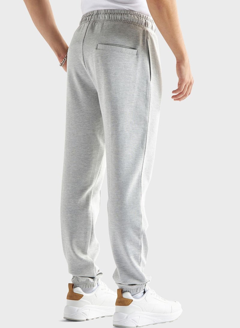 Drawstring Cuffed Sweatpants