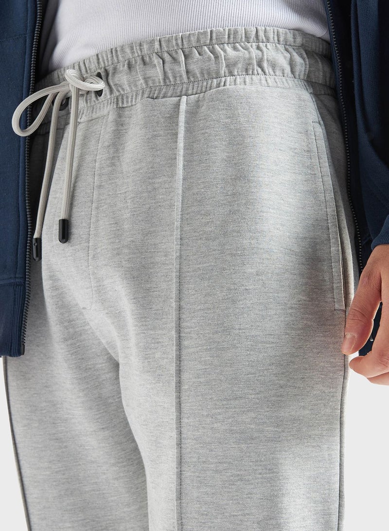 Drawstring Cuffed Sweatpants