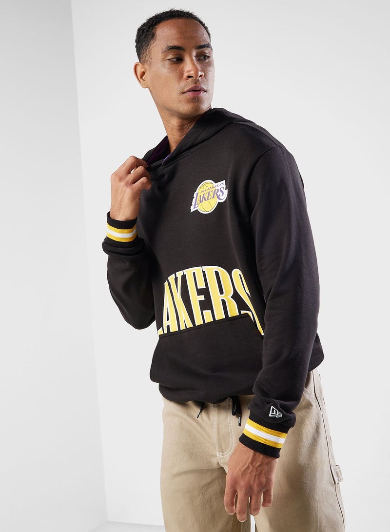 Los Angeles Lakers Graphic Oversized Hoodie