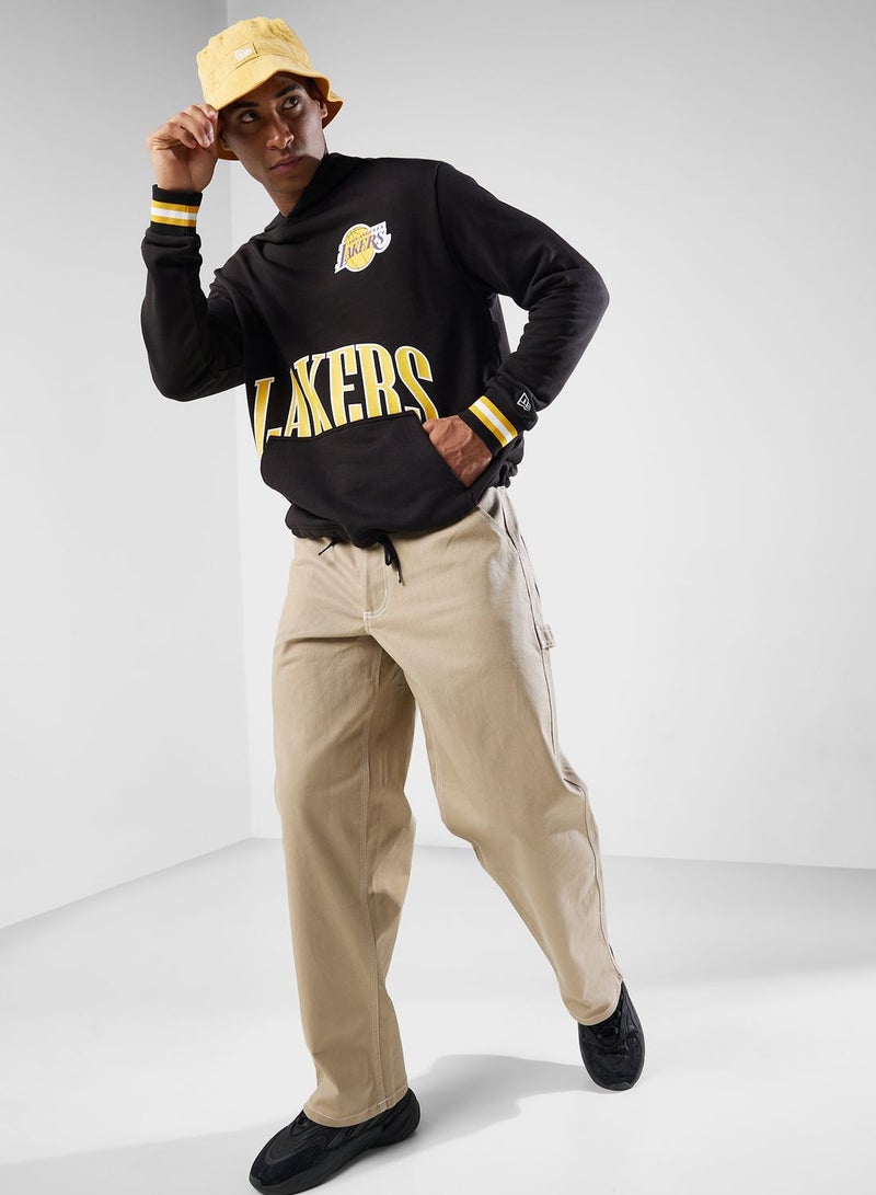 Los Angeles Lakers Graphic Oversized Hoodie