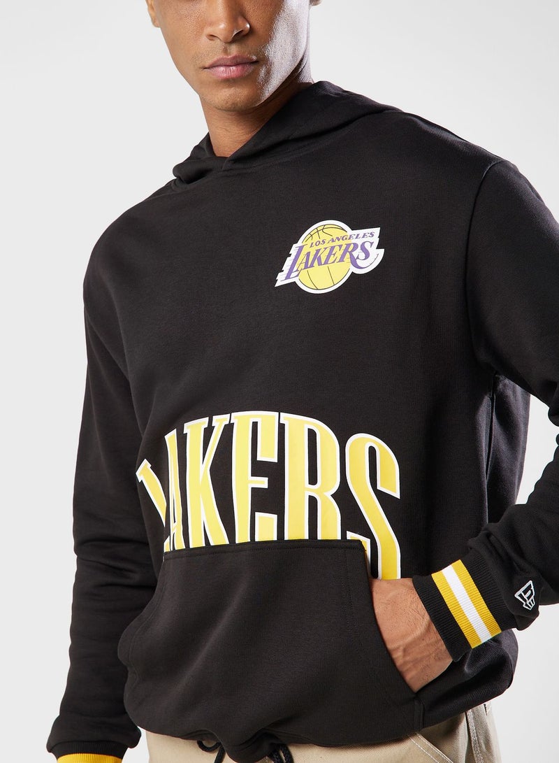 Los Angeles Lakers Graphic Oversized Hoodie