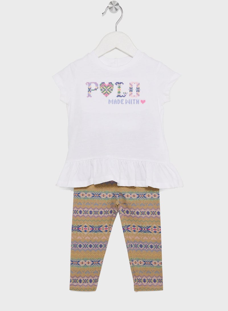 Kids Logo T-Shirt & Leggings Set