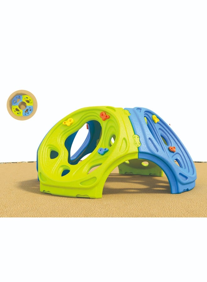 Kids Plastic Climbing Toys For Toddlers Half-Round Climber Playset