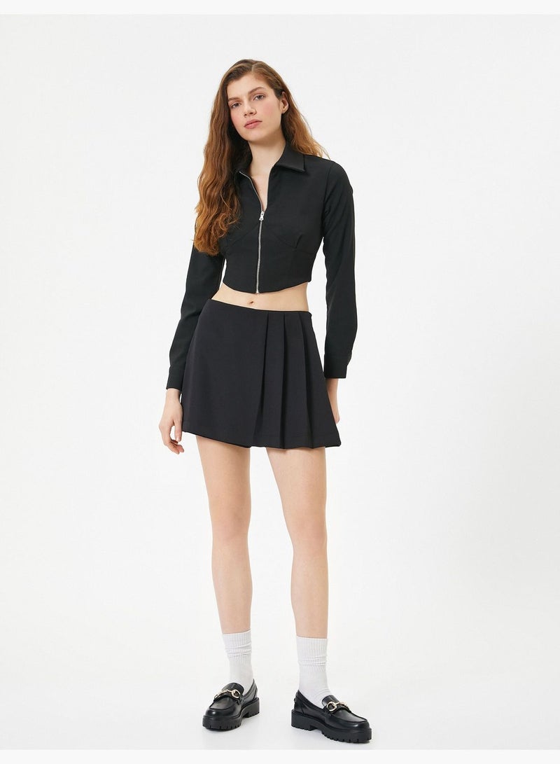 Mini Pleated Short Skirt
