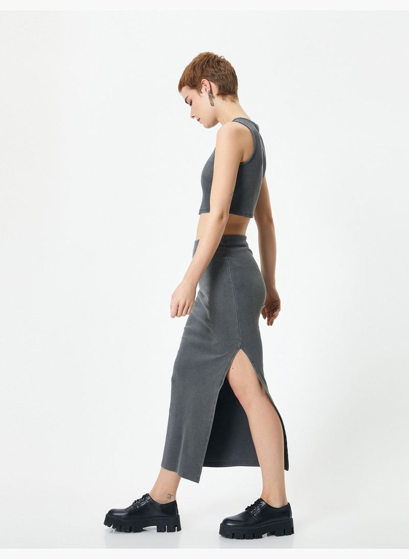 Maxi Column Skirt