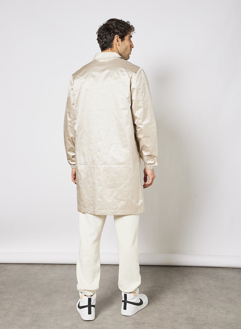 NSW Long Coaches Jacket Cream