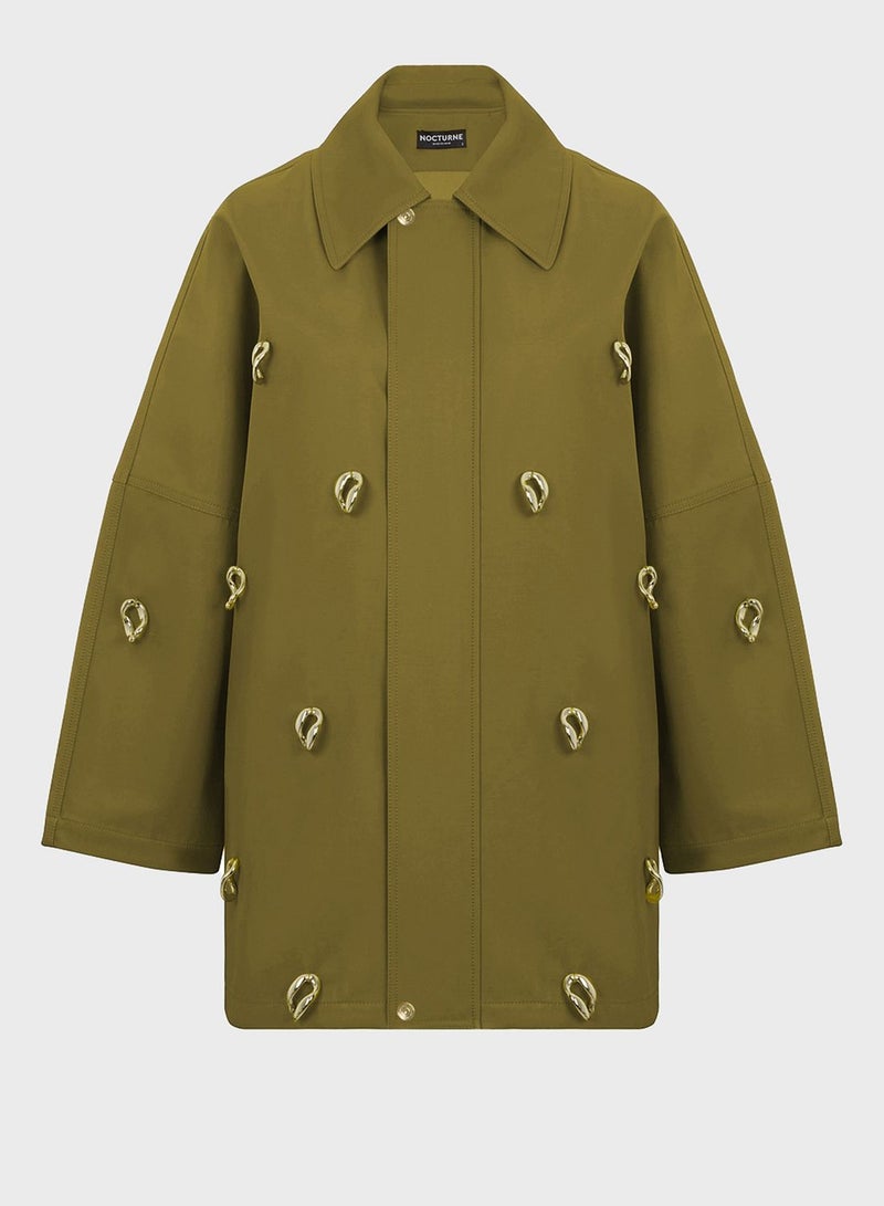 Accessory Detail Trench Coat