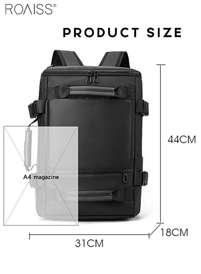 Extra Large Capacity Backpack Men'S Daily Business Travel Multifunctional Waterproof School Bag Business Travel Handbag Fitness Crossbody Bag