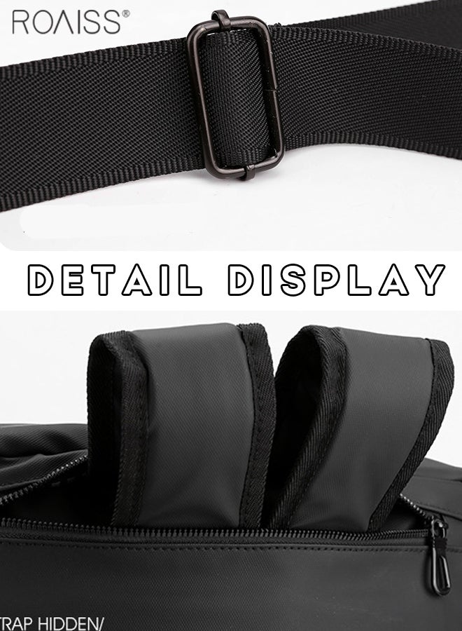 Extra Large Capacity Backpack Men'S Daily Business Travel Multifunctional Waterproof School Bag Business Travel Handbag Fitness Crossbody Bag