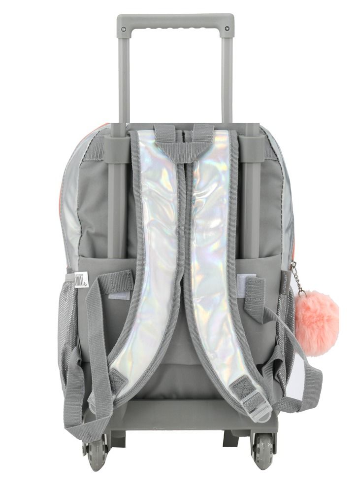 LIVE UP trolley school bag with adjustable strap 3 pockets and 2 side pockets (25*16*45)