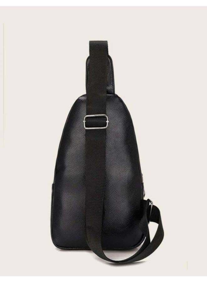 Men Shoulder Bag Black