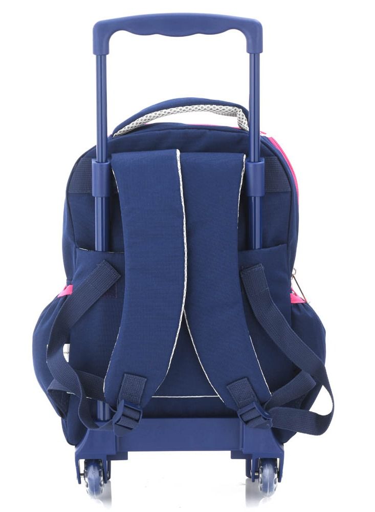 Live up unicorn navy blue kindergarten trolley bag (22*9*19)