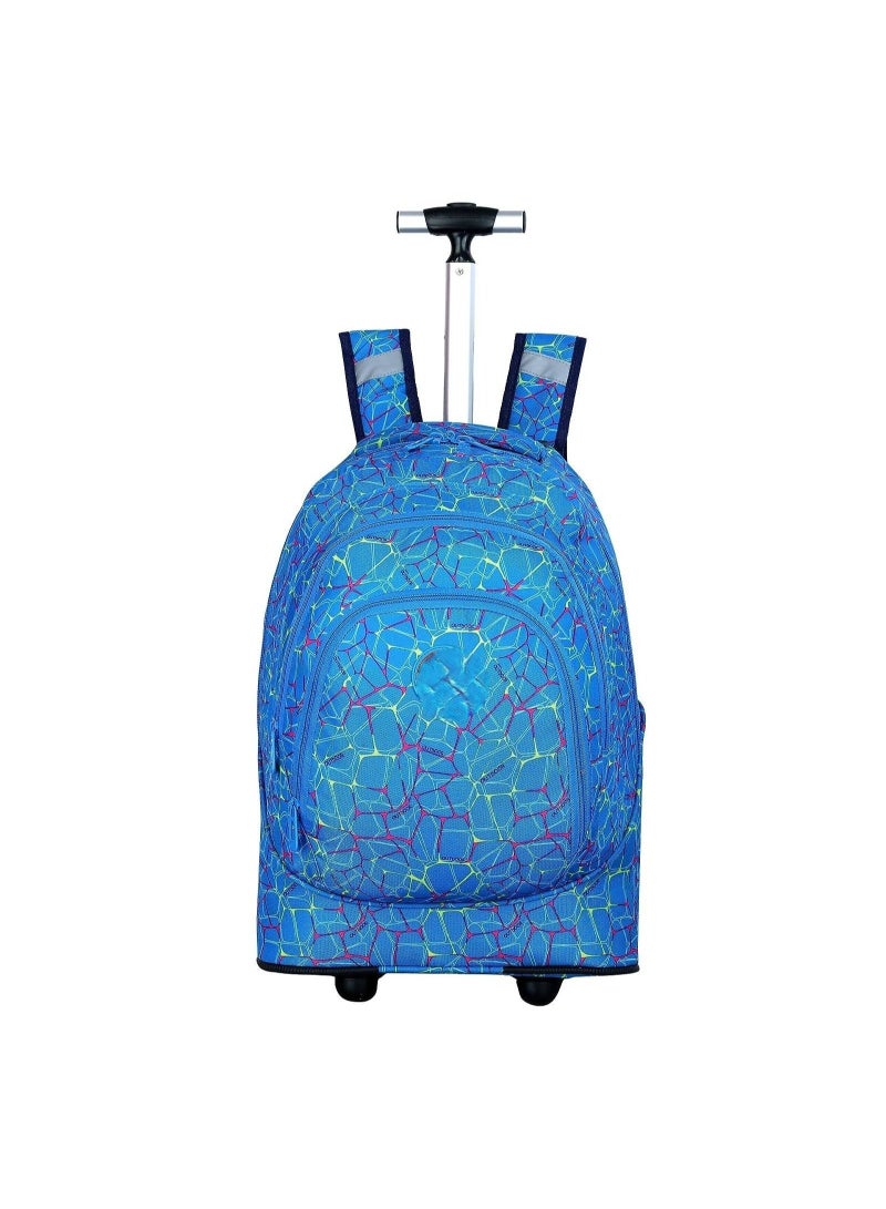 Backpacks Kids' Luggage Wheeled Bags Kids Trolley School Bags Rolling Suitcase Durable Bookbag for Boys Girls