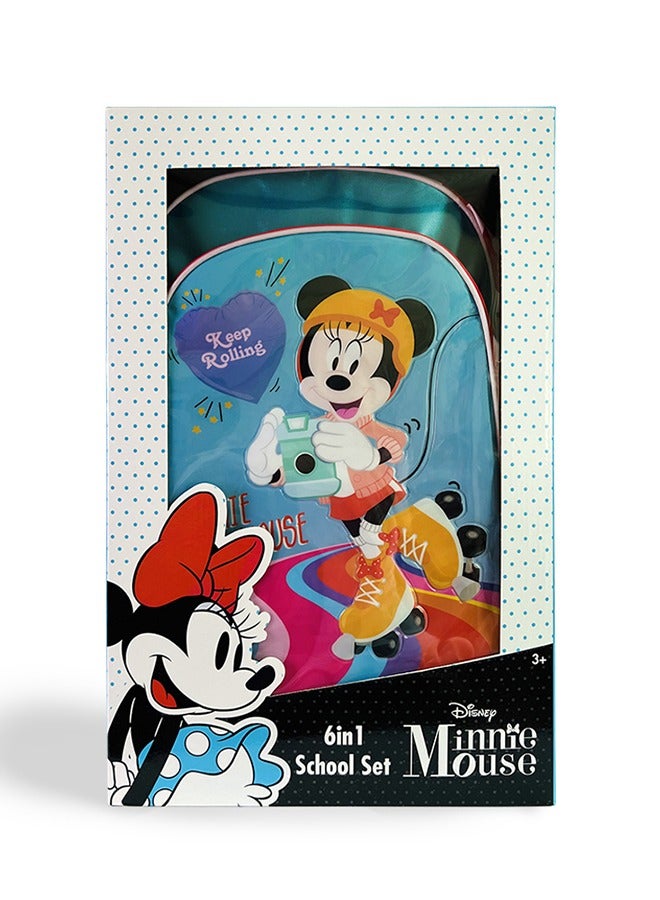 Disney Minnie Mouse Keep Rolling 6 in 1 Trolley Box Set 18 inches