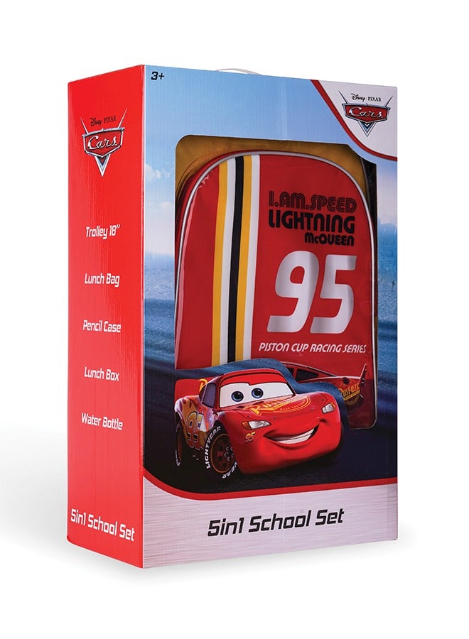 Disney Cars I am the Speed Lightning Mcqueen 5 in 1 Box set 18 inches