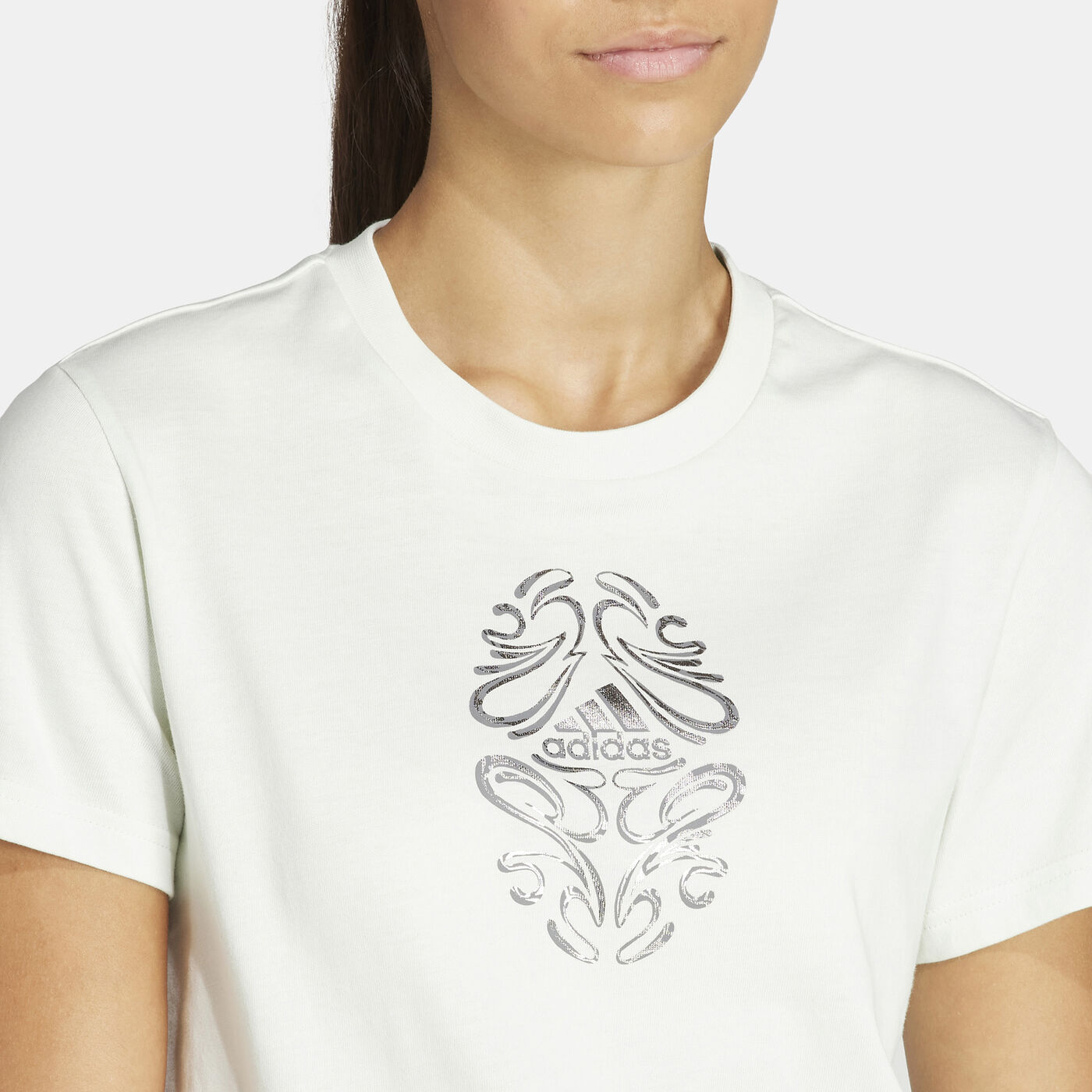 Women's Metallic Graphic T-Shirt